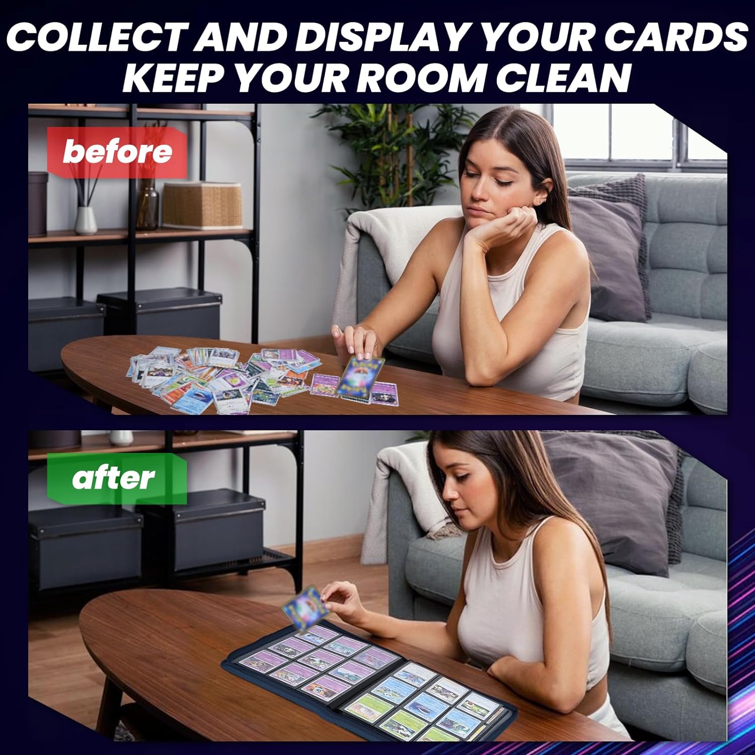 غلاف بطاقة التداول ، غلاف بولي - مراجعة Trading Card Binder وسعره