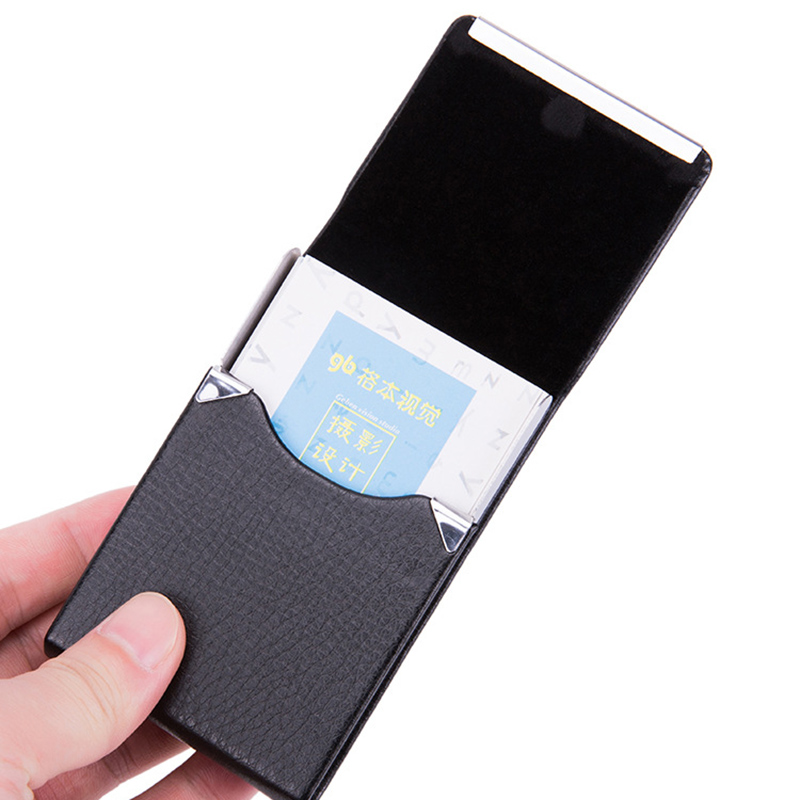 1 قطعة حامل بطاقة الأعمال رجل  - مراجعة Card Top Loader وسعره