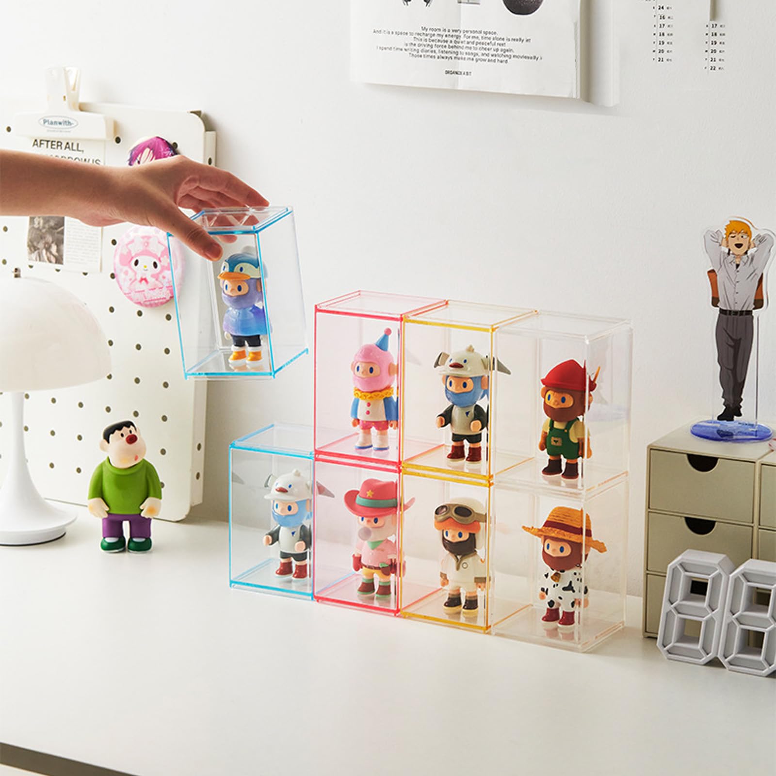 علبة عرض أكريليك مجسمات ملونة  - مراجعة Pop Display Shelf وسعره