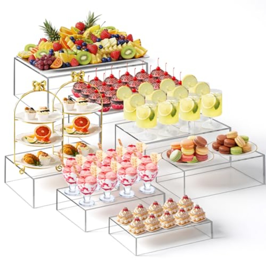 مجموعة من 7 قطع من حوامل البوف - مراجعة Display Risers Set وسعره