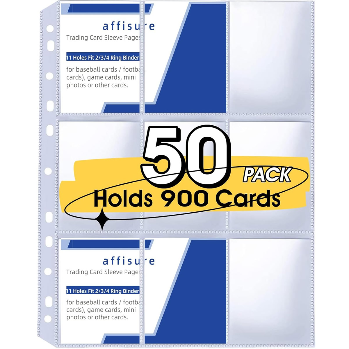 50 حزمة من أغلفة البطاقات ذات  - مراجعة Pokemon Binder Card وسعره